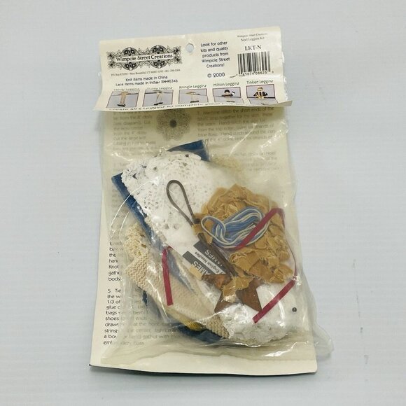 Vintage Wimpole Street Noel Leggings Kit Christmas Craft Handmade Art Easy Quick - Picture 2 of 8